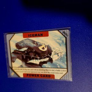 iceman #113 power card marvel recharge